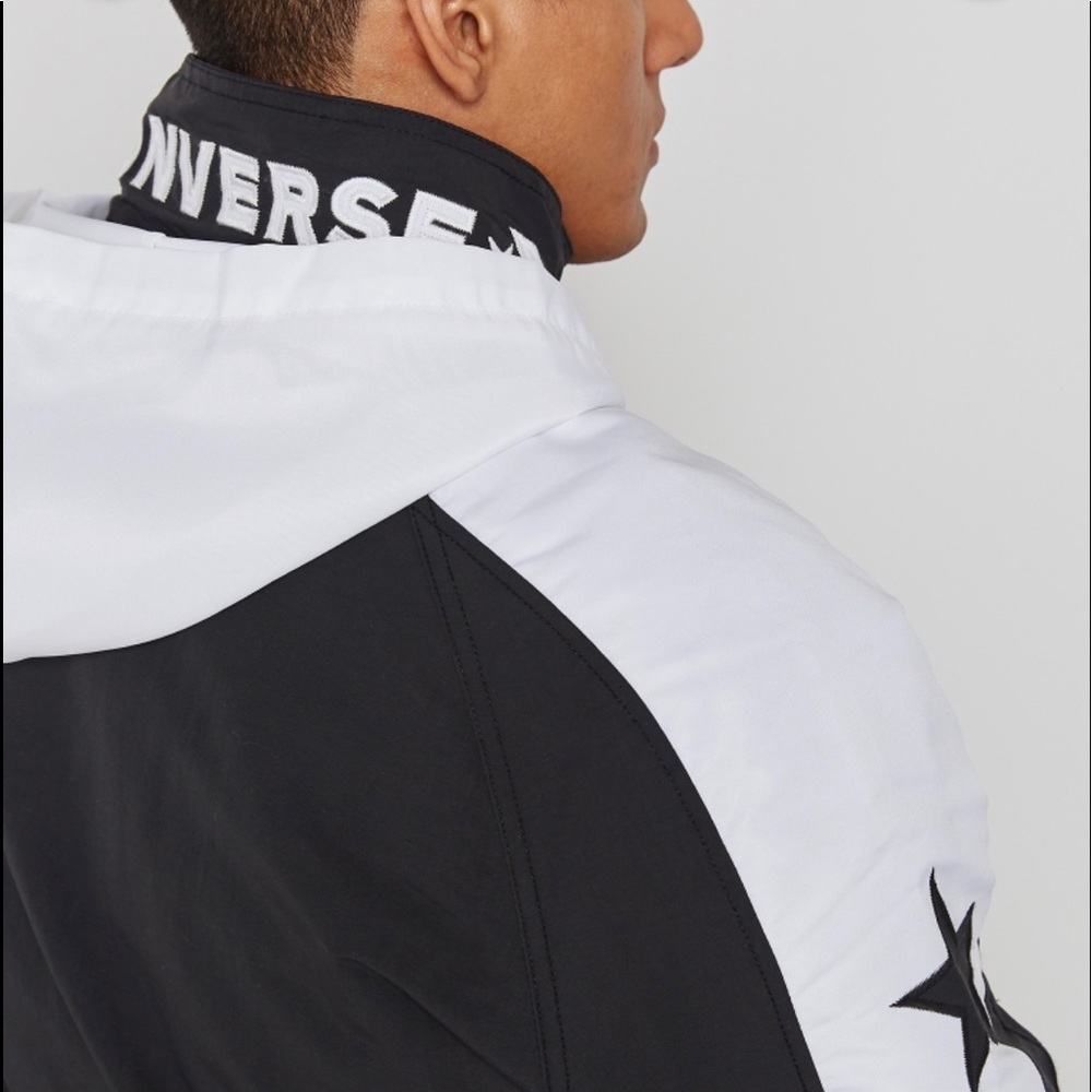 Converse Boat Men’s Jacket Black White - Picture 5 of 7